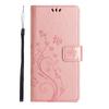For Oppo Reno13 F 4G/5G Leather Wallet Case Butterfly Flower Imprinted Phone Cover with Strap