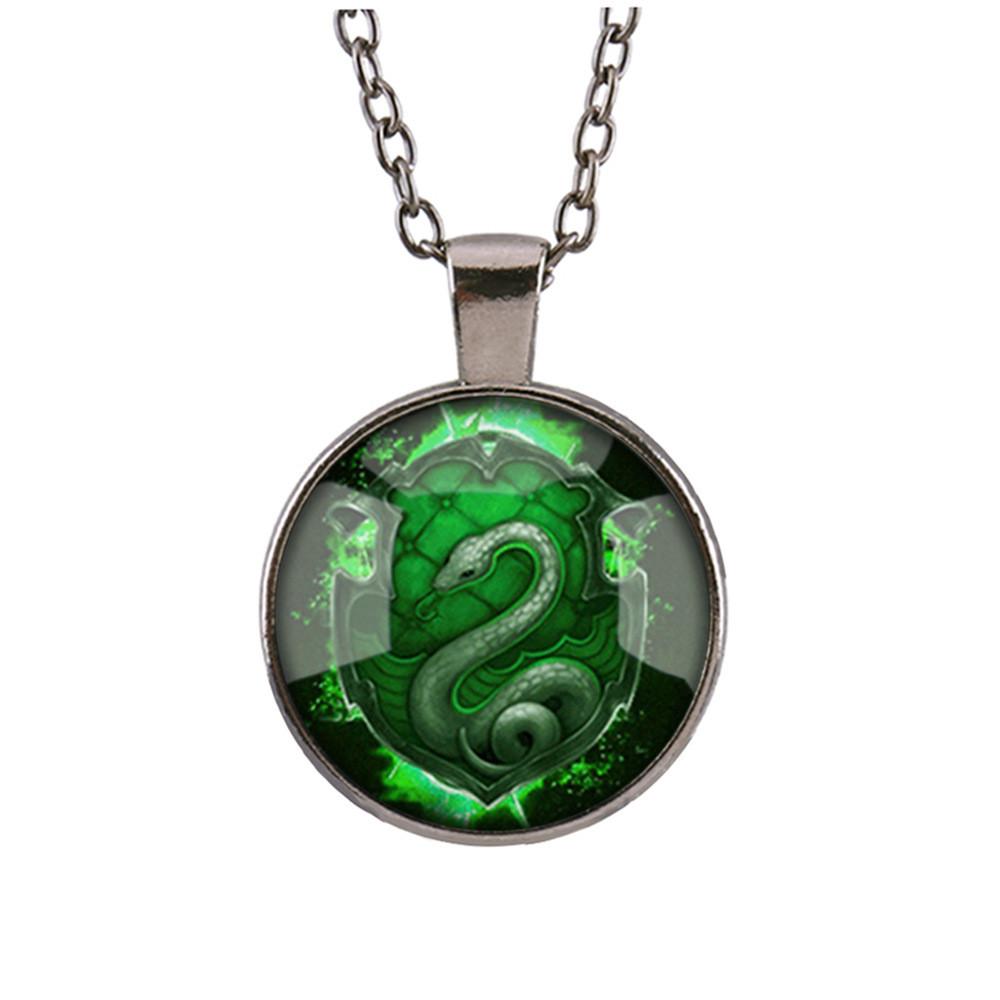 Vintage Harry Potter Gryffindor Schools Badge Pendant Locket Decor Necklace