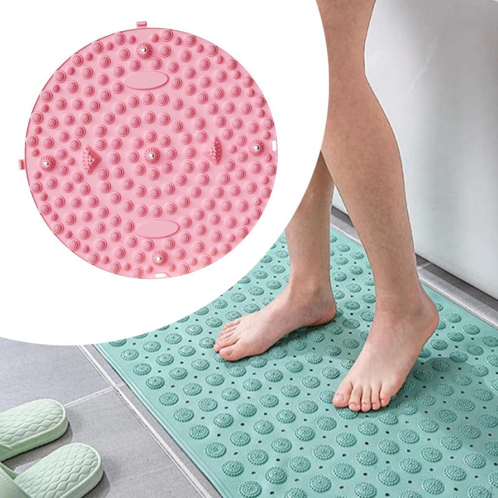 Foot Massager Mat Acupressure Anti Slip Compact Lightweight Massage Pad Reflexology for Gym