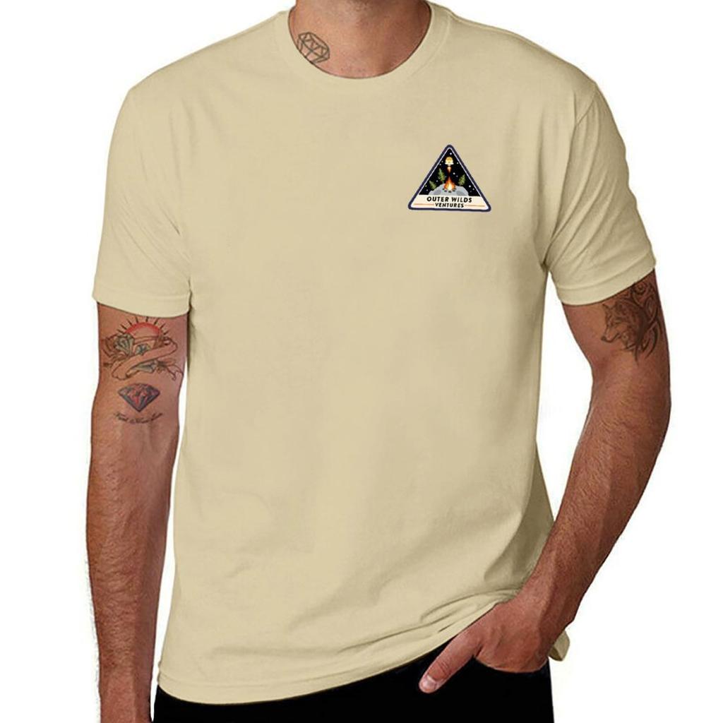 Outer Wilds Ventures T-Shirt Graphics Funnys Customs Shirts Graphic Tees Men Clothes