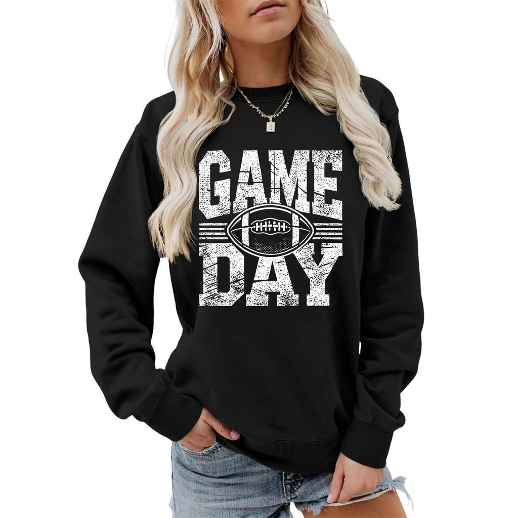 Unisex Fashion Printed Crewneck Sweatshirt, Long Sleeve Casual Pullover for Fall, Winter and Everyday Wear