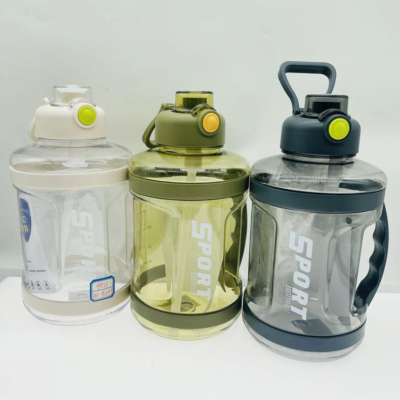 Water Bottle Yili Ton Bucket Fitness Water Cup 1100ml Outdoor Sports Kettle Plastic Large Capacity Portable Bucket