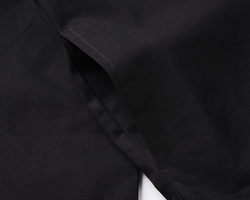 INS Retro Streetwear Černá bunda s klopami: Trendy, univerzální pánské ležérní svrchní oblečení