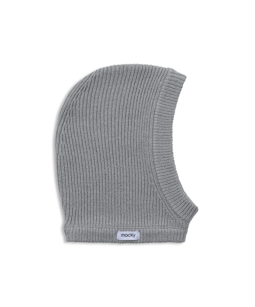 MACKY Alpaca Selly Balaclava Grey