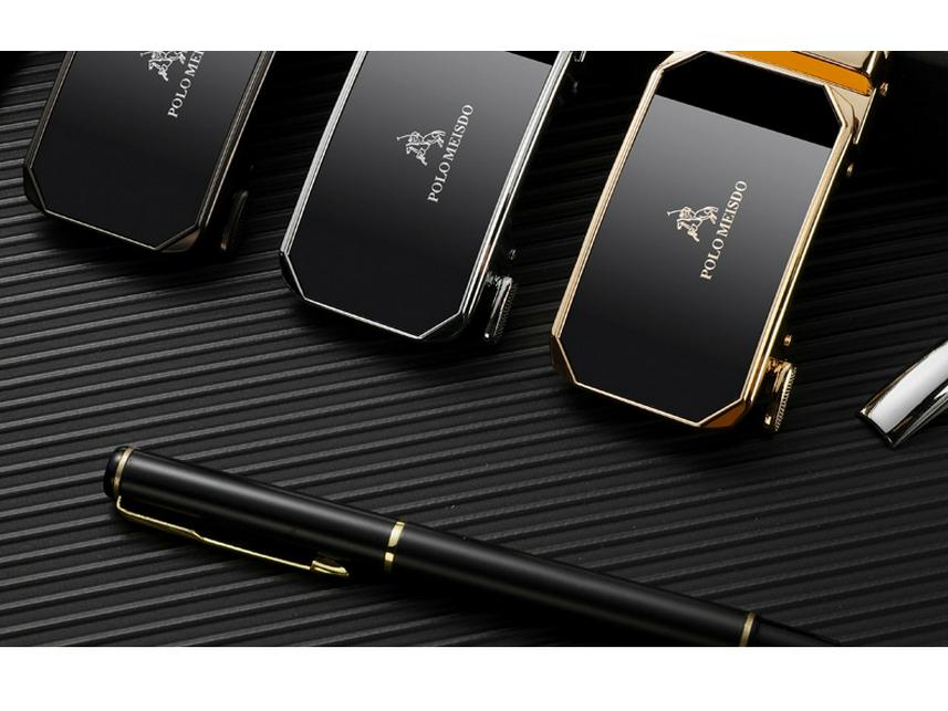 Paul Men's Genuine Leather Automatic Buckle Belt - Luxury Brand Top Layer Cowhide