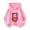 2025 Witcher Team New Children's Fashion Street Style Hoodie Casual Versatile Cartoon Printed Girls' Hoodie Sportswear