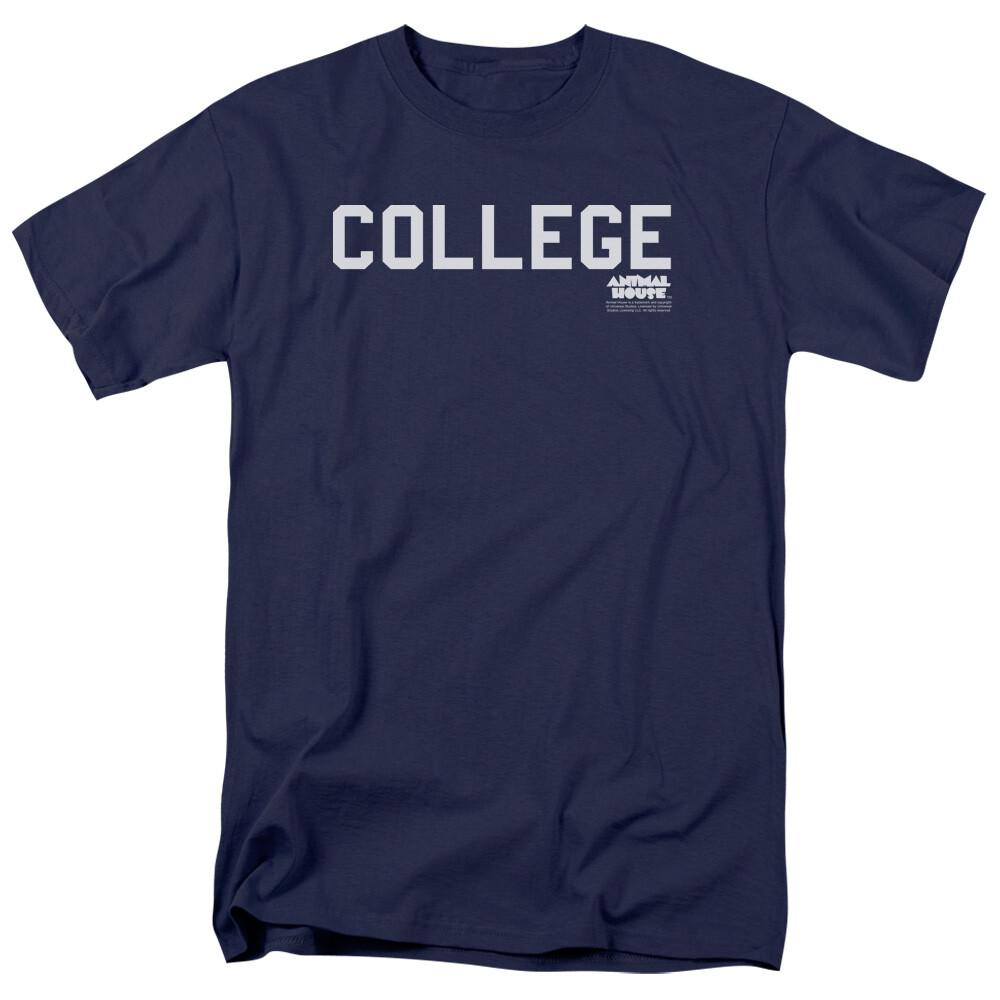 26 Animal House College T Shirt Mens Licensed Classic Movie Tee Navy Unisex T-Shirt