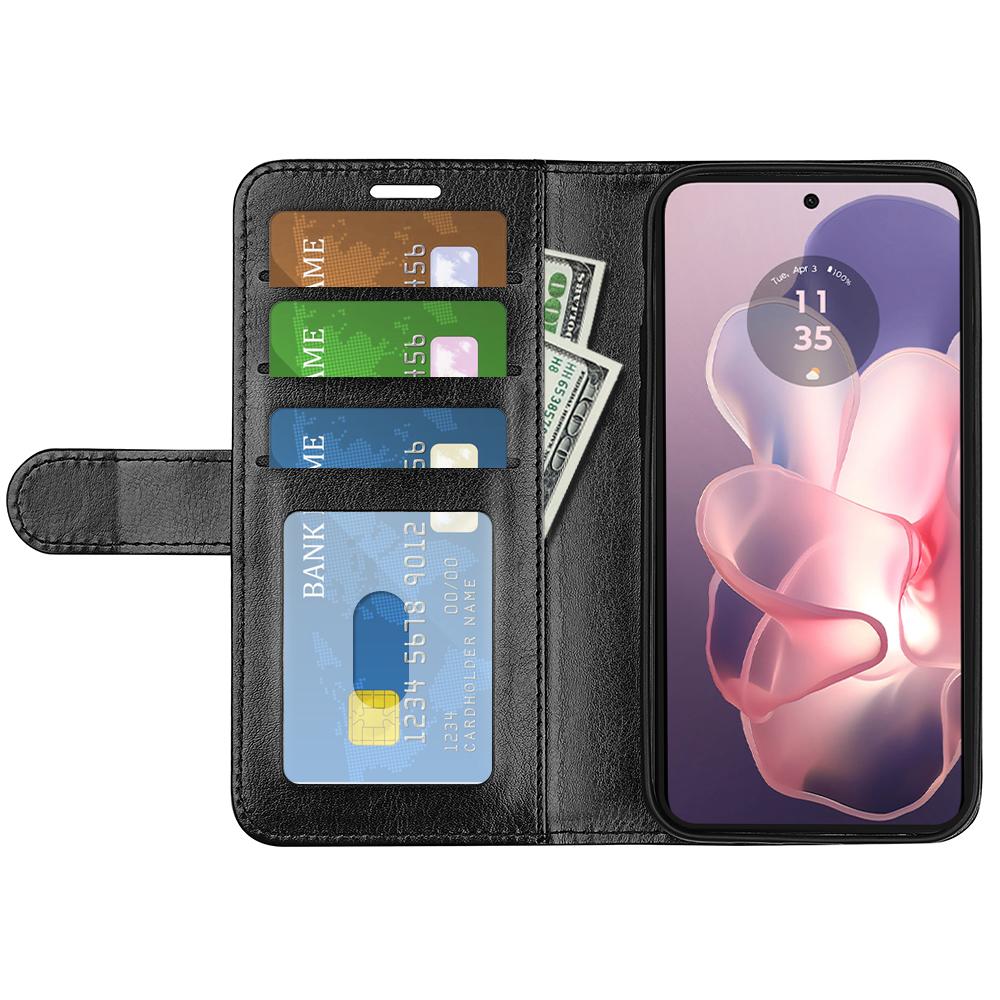 For Motorola Moto G Power (2024) Case Folio Flip PU Leather Wallet Phone Cover