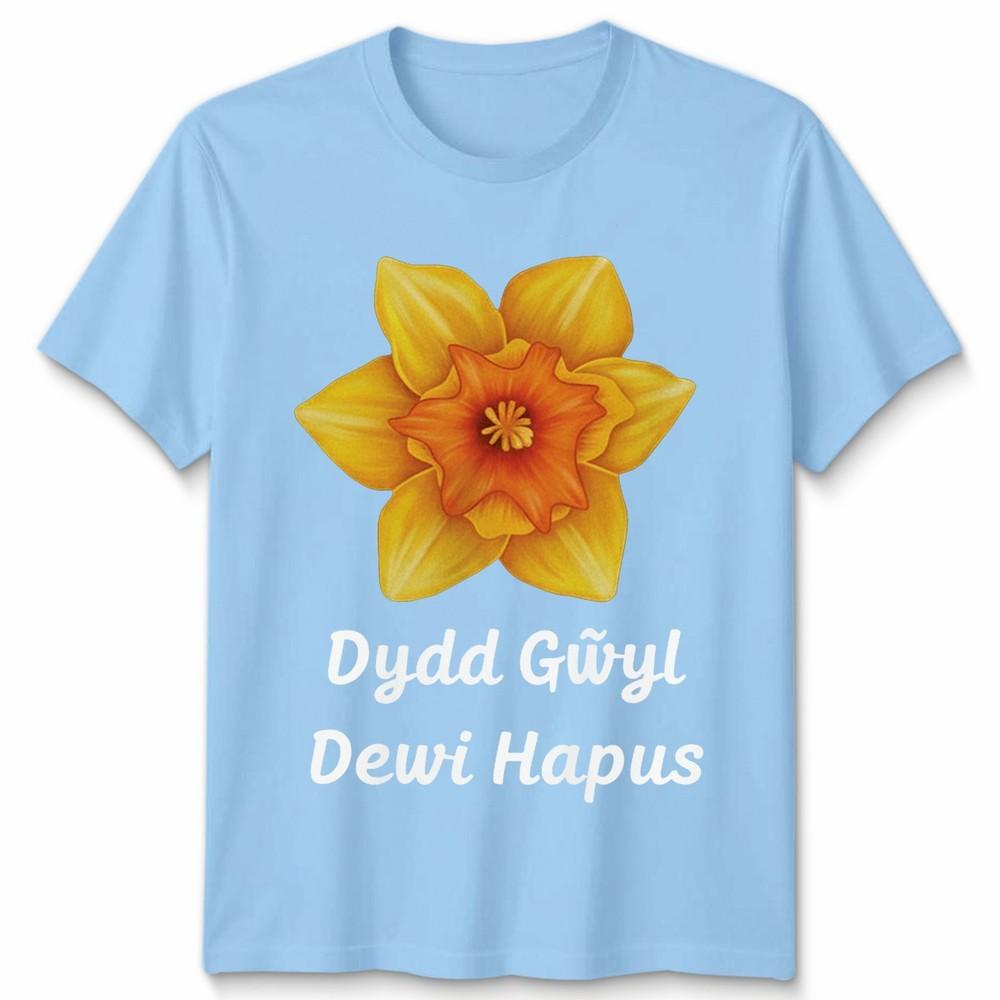 Dydd Gwyl Dewi Hapus Happy St Davids Day Wales Unisex Tshirt S