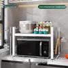 Extendable Microwave Oven Storage Rack