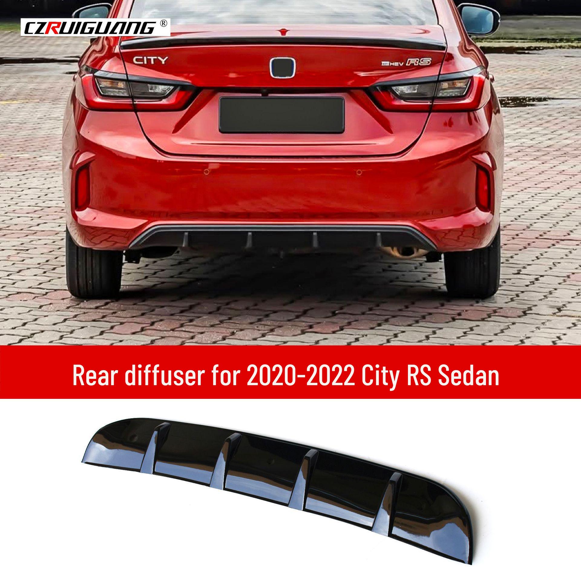 

20-22 Honda City Sedan RS Rear Diffuser Front Lip Tail Wing Side Skirt Grille Bumper