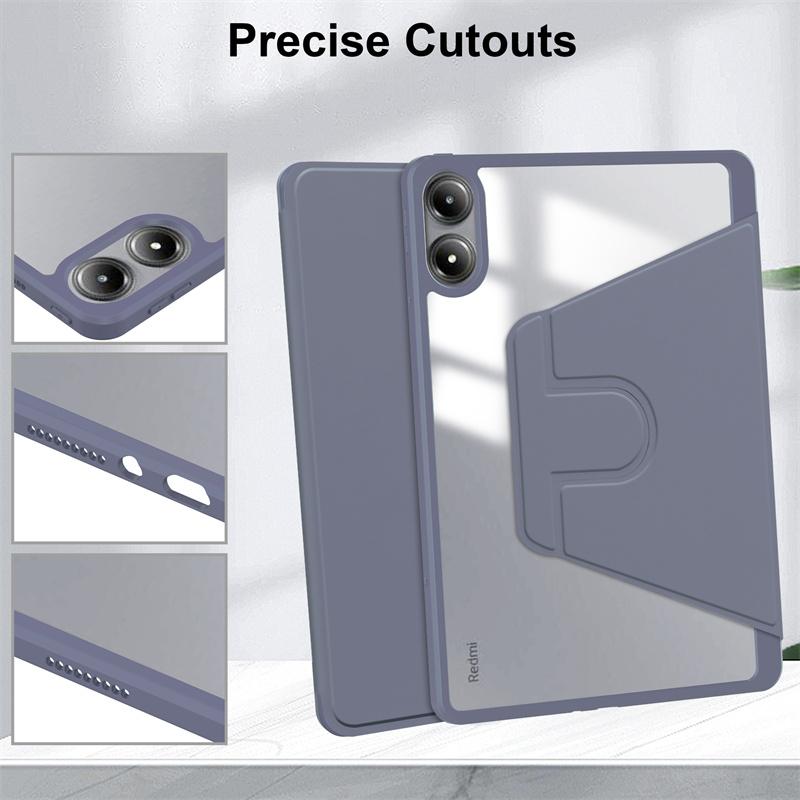 360 Rotation Cover For Redmi Pad Pro Case 12.1 Inch with Pencil Holder Cover For Redmi Pad Pro Poco Pad 12 1 Tablet Case