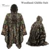 For Shooting Hunting Clothes 3D Maple Leaf Sniper Coat Bionic Camouflage Clothing Jacket
