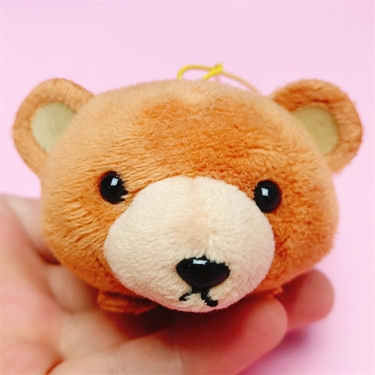 Bear Plush Toy Packable Keychain With Soft Short Pile For Kids And Collectors