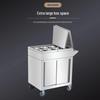 Stainless Steel Commercial Mobile Spice Cart