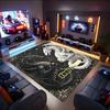 1PC Custom Name Dragons Night Sky Theme Floor Mat Ideal for Living Room, Game Rooms, Office, Bedroom,Floor Mat Playful Design