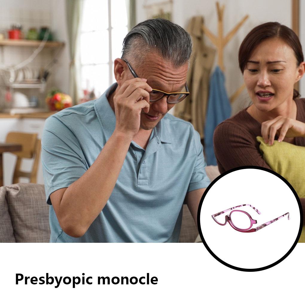 Rotatable Home Office School Library Presbyopic Eyeglass Portable PC Frame 200 Degree Birthday Gift