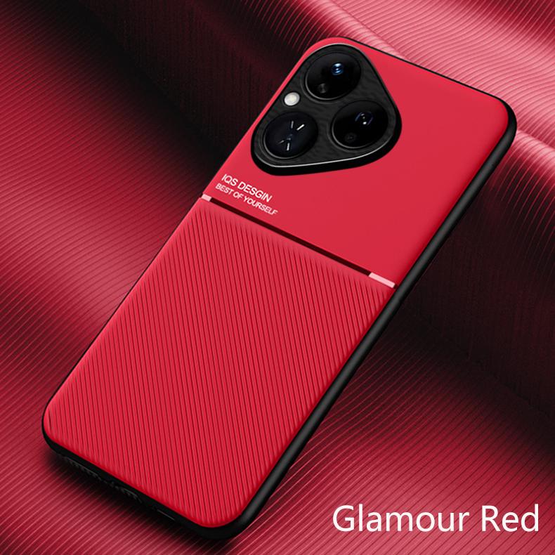 Schlanke Rutschfeste Schutzhülle Für Huawei Pura 80 Pura 80 Pro Mit Metallplatte Magnetische Autohalterung Hülle Funda
