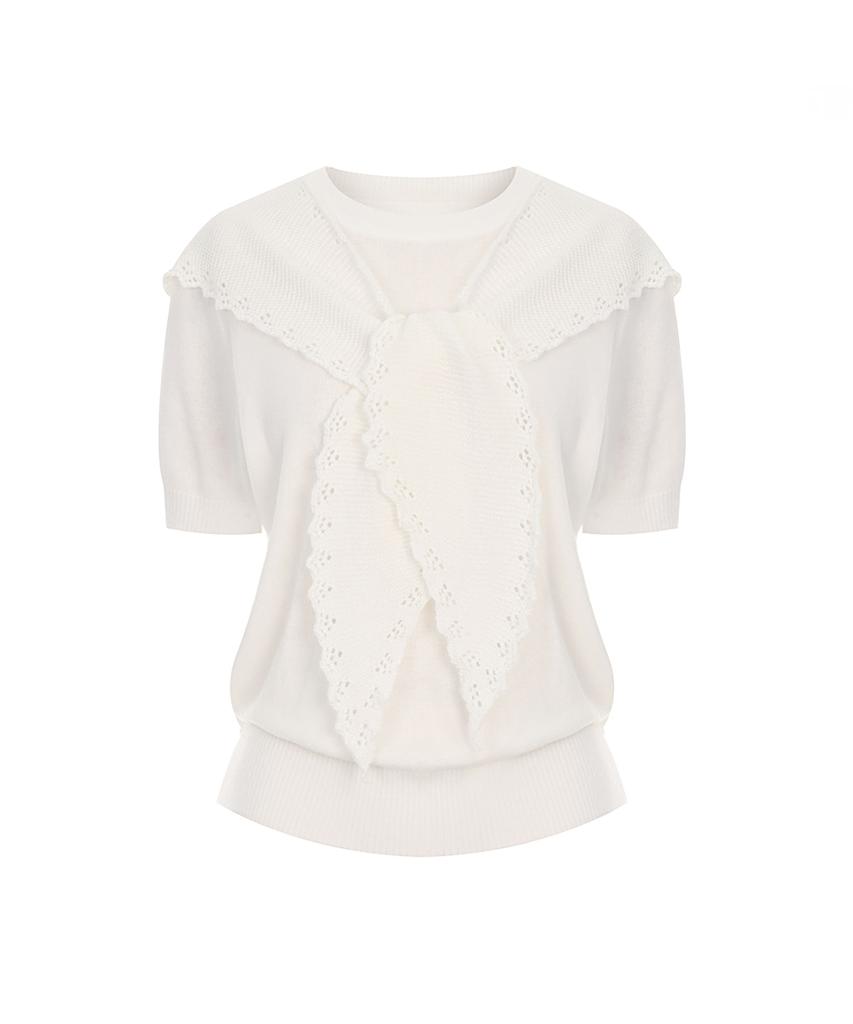 PAIGEFLYNN Punched Cutout Shawl Combination Round Knit_P6Bkn007C