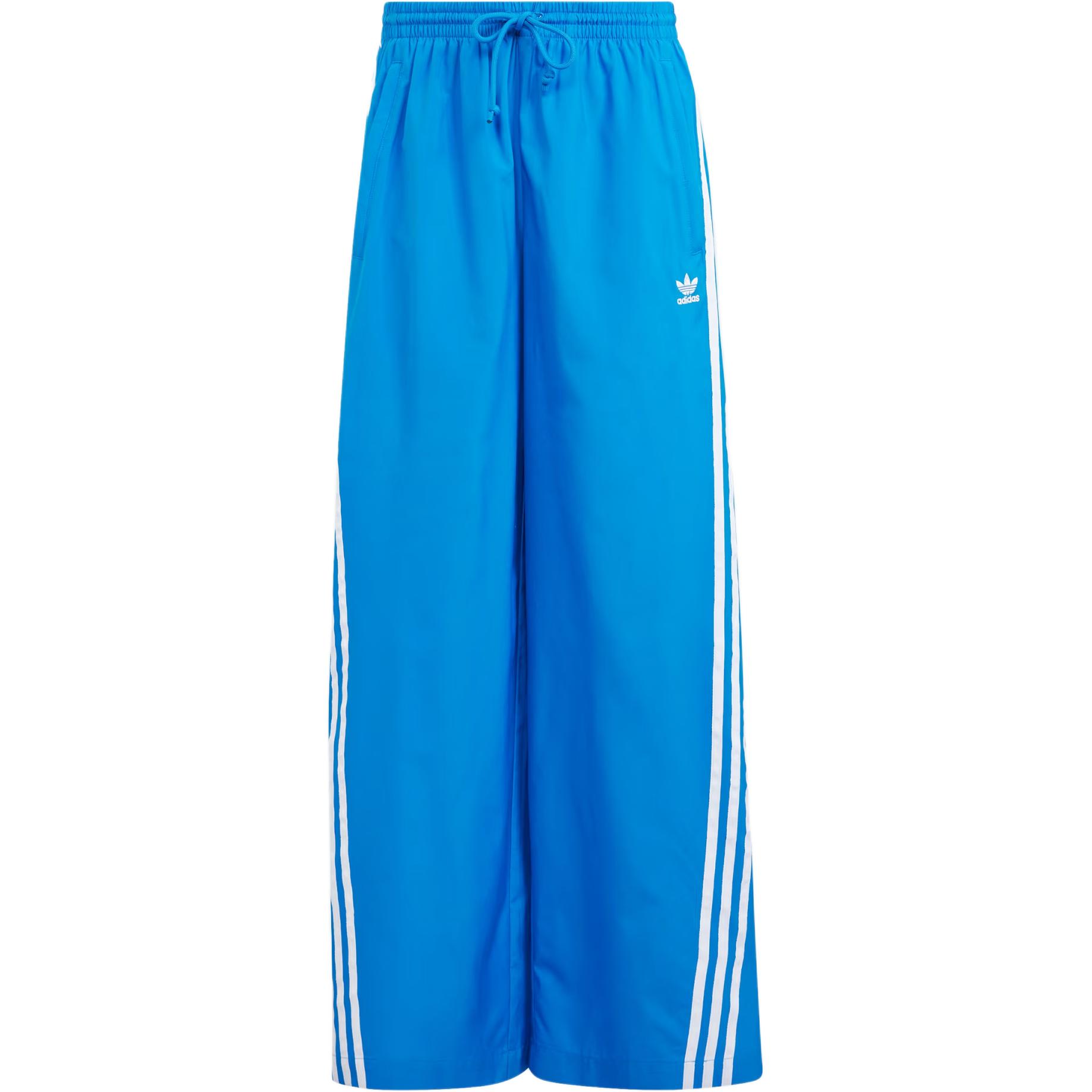 

Adidas Originals Trefoil Spicy Girl Series Свободные широкие спортивные брюки Женские брюки Синие IV9316 S