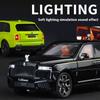 1/24 Rolls-Cullinan Alloy Car Model, with Starry Sky Roof Simulation SUV Boy Toy Car Off-road Vehicle Collection Ornament Gift