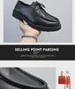 Herren Schwarze Formelle Lederschuhe - Koreanischer Britischer Stil, Vielseitig & Modisch
