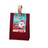10Pcs Paper Christmas Gifts Bag Red Christmas Candy Gift Box Simple Gifts Wrap Handbag  Children