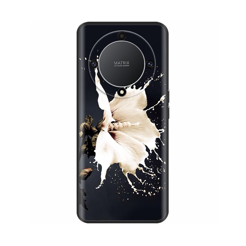 For Honor Magic6 Lite Case Honor X9b X9a Cover Soft Black TPU Bumper Protective Shell Phone Cases For Honor X9b Magic 5 6 Lite