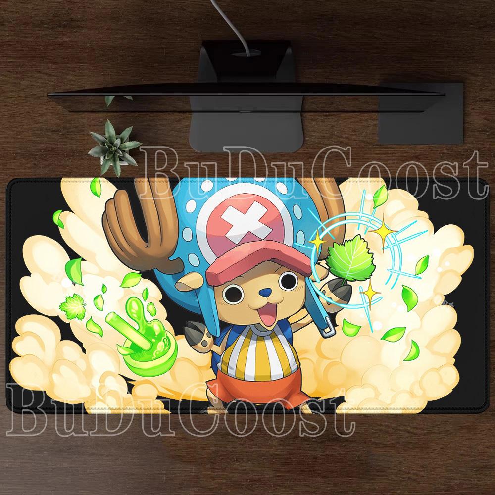 Luffy Roronoa Zoro One Piece Gaming XXL Mouse Pad anime HD printing Mousepad PC Keyboard overlock Non-Slip base Office Desk Mat