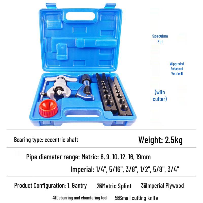 Junlun CT-806 Eccentric Copper Pipe Flaring Tool Set