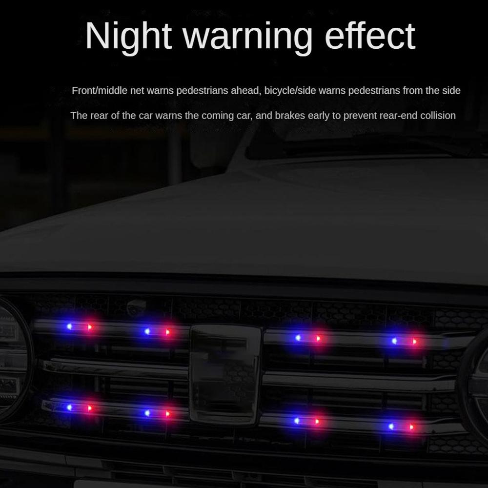 Car Alarm Warning Solar Flash Light LED Light Fake Security System Anti-Theft Sign 12V Waterproof Car Replacement Accessories