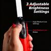 Flexible LED Flashlight Stick,Work Light With High- LED, 3 Brightness Modes, Rechargeable Flexible Light For Mechanics, Car Repairs