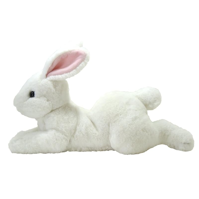 Knee Rabbit Plush Toy White S P-3782