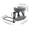 Kit with Ergonomic Headrest, Face Pillow, Hand Rest, Adjustable Height for Office, Spa, And Home Use