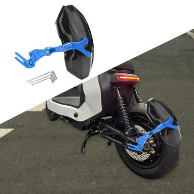 Motorcycle Rear Mudguard Electric Bicycle Mud Alloy Accessory Simple Installation Adjustable