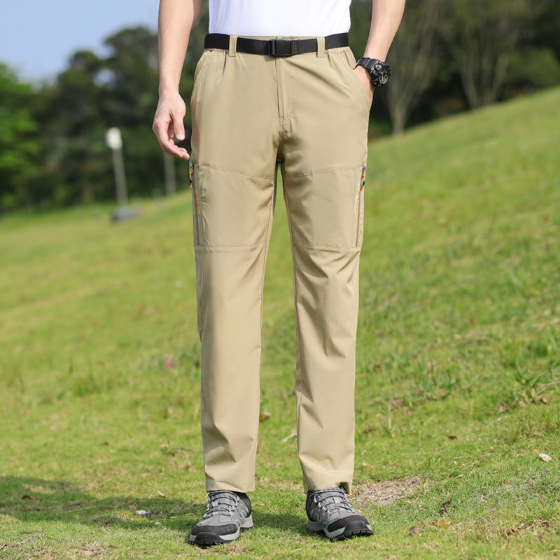 Men's Quick-Dry Lightweight Hiking Pants - Breathable, Loose Fit, Plus Size