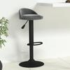 Day and Night - Day and Night Dark Gray Velvet Kitchen Stool