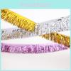 Vibrant Rain Silk Streamer Decorative Party Banner For Wedding And Events In Gold Pink Rose Gold Silver Blue And Green 25cm X 2.75m