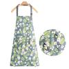 Cute Flower Cat Fruits Kitchen Household Oil-Proof Cooking Apron For Women Men Kitchen Waterproof Adult Coffee Baking Access