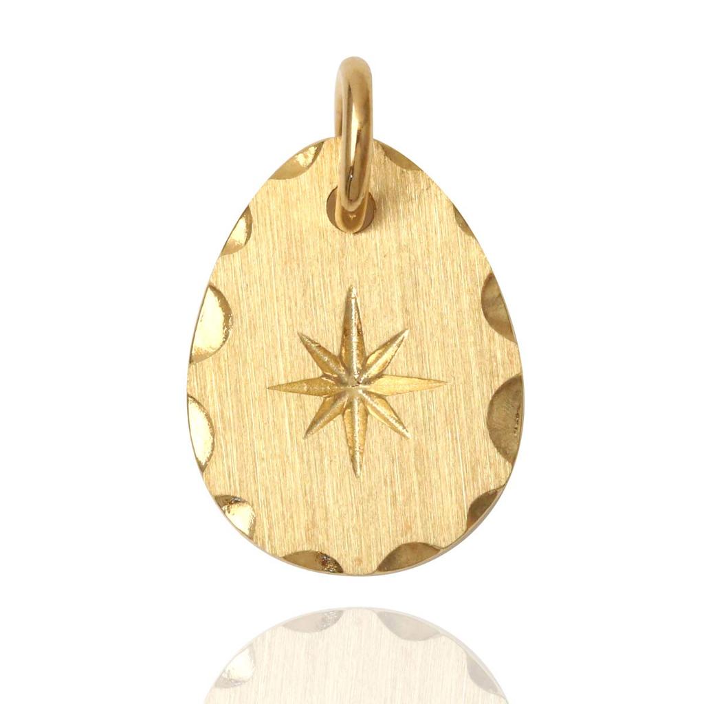k18 Pendant Top 18K Necklace Top Pendant 18k 18K Top Sun L Sun Pendant Necklace Top [Divas]