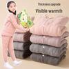 Winter Kids' Fleece-lined Cotton Jacket & Pants Set - Warm School Uniform for Boys & Girls