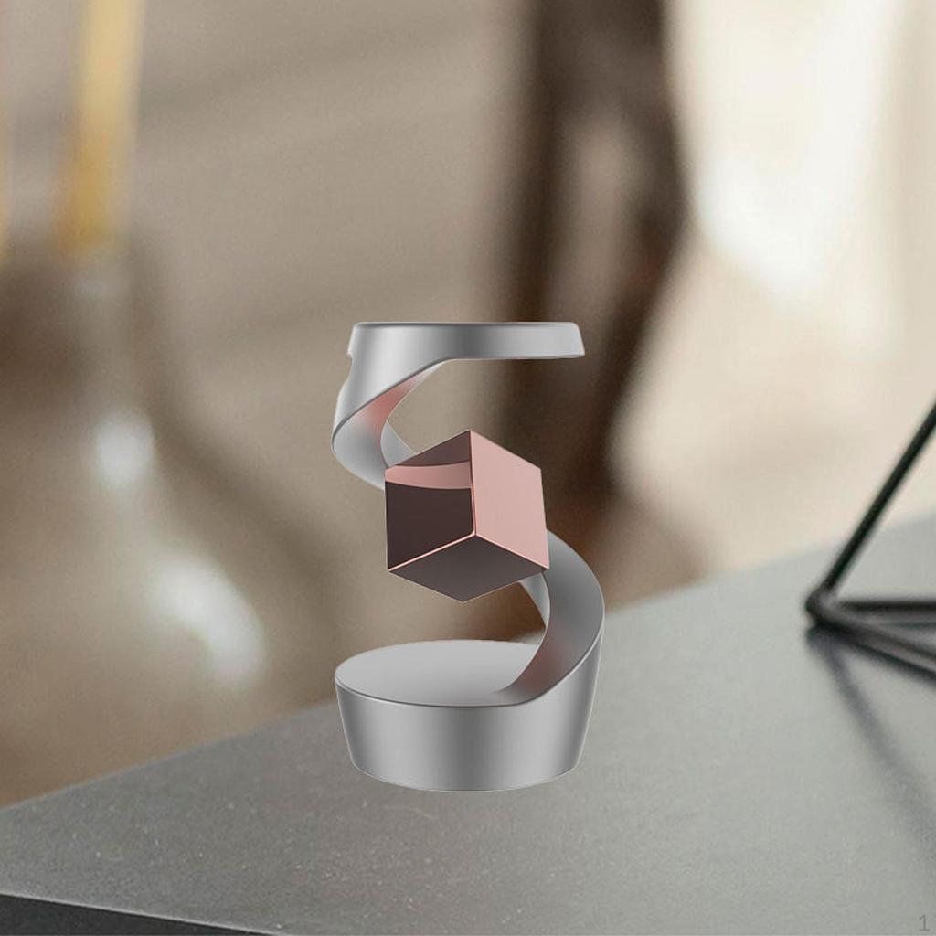Defying Gravity Desk Toy Fidget for Keeping Focus Boys Girls Kids Teens Black Silver