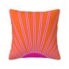 Sun Sunrise Orange And Hot Pink Preppy Sunshine Pillowcase Soft Cushion Cover Decor Pillow Case Cover Chair Zipper 45*45cm