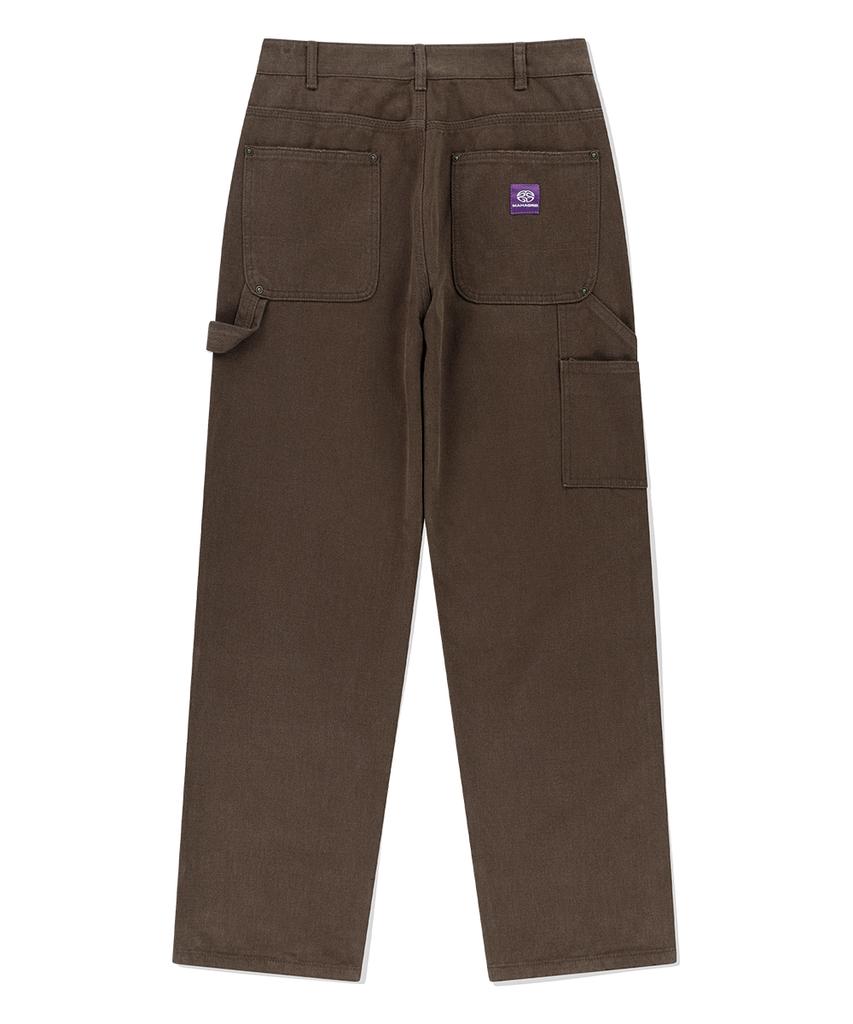 MAHAGRID Double Knee Canvas Pant Brown(Mg2Efmd113A)