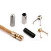 Metal Bell Clip Cord Pendant for Down Jackets and Hoodies with Removable Stopper Button