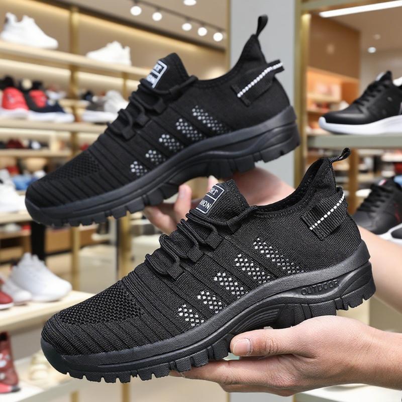 Quick Drying Men'S Running Shoes Summer Mesh Breathable Comfortable Sneakers High-Quality Mesh Anti Slip Tennis Training Shoes