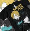 Banana Fish T-shirt Ash Lynx Eiji Okumura Card Anime New Shirt All Size Unisex T-Shirt