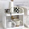 Double-Layer Water Cup Rack Two-Tier Storage Rack Neatly Arranged For Family