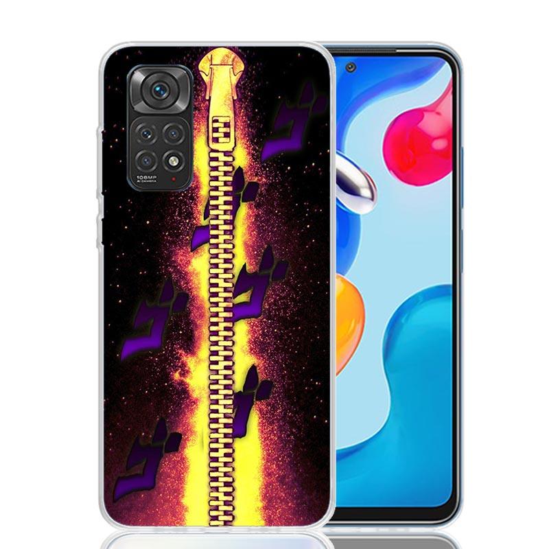 JoJo Adventure Bruno Buccellati Phone Case For Xiaomi Redmi Note 15 14 13 12S 12 Pro Plus 11S 11E 11 11T 10S 10 Art Soft Pattern