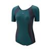 One Piece Swimsuit Women's Nouveau Green Fat ASLT060-2